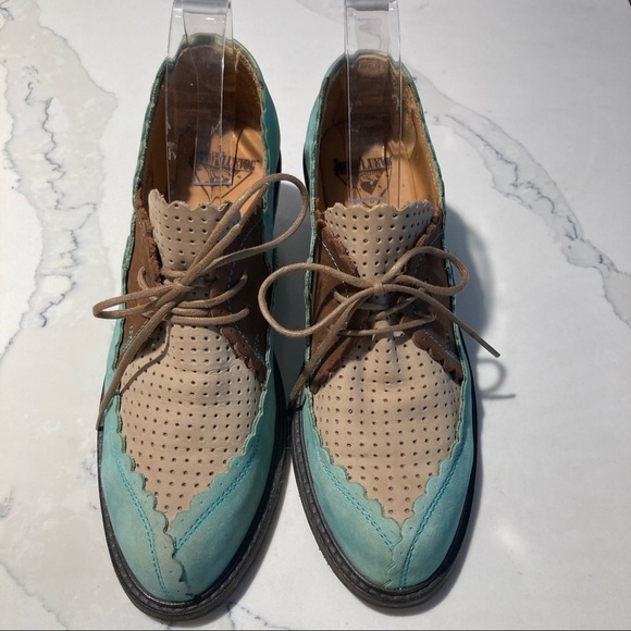 JOHN FLUEVOG Sz 7  Elise Adrianna Family Lace Up Nubuck Oxford Style Shoes - Picture 6 of 16